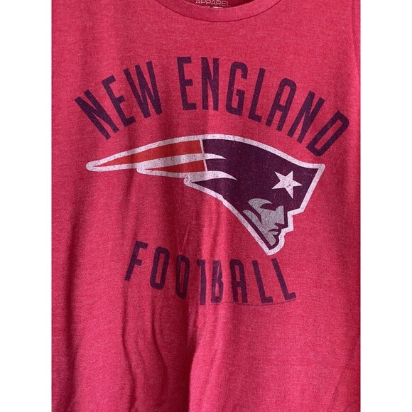 New England Patriots Red Men's XXL T-Shirt Football NFL Team Apparel - Picture 7 of 9